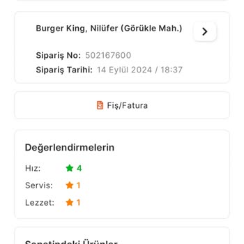 Migros Yemek Görükle Burger King 3 Defada Çözülmeyen Bayat Ürün