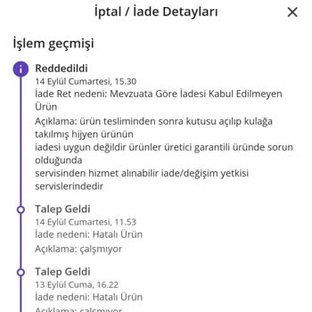 Xiaomi Bluetooth Kulaklık Bozuk Mal