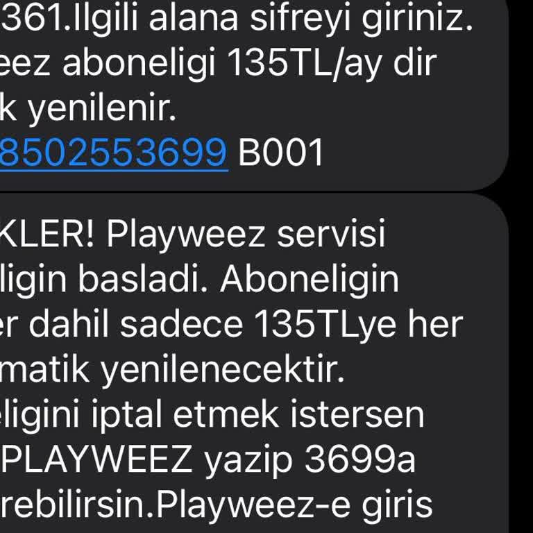 Türk Telekom Playweez İstemsiz Abonelik Ücret İptali