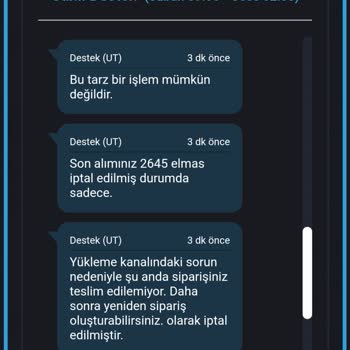 GameSatış Mobile Legends Elmas Yükleme Sorunu Ve Müşteri Hizmetleri Problemi