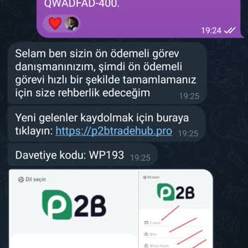 Telegram Üzerinden Gelen Şüpheli İş Teklifi Ve Kimlik Bilgilerimin Kullanımı
