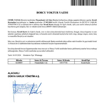 QNB Finansbank İcra Dosyam Kapatılmadı