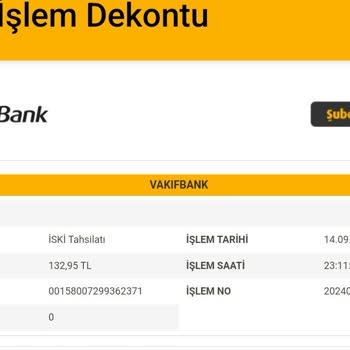 İSKİ Aynı Faturayı İki Kez Ödeme Sorunu