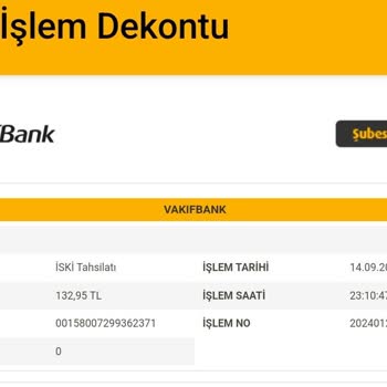 İSKİ Aynı Faturayı İki Kez Ödeme Sorunu