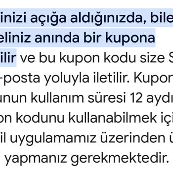 Obilet O Bileten Kupana Çevirmede Yapılan Kesinti