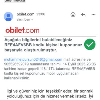 Obilet O Bileten Kupana Çevirmede Yapılan Kesinti