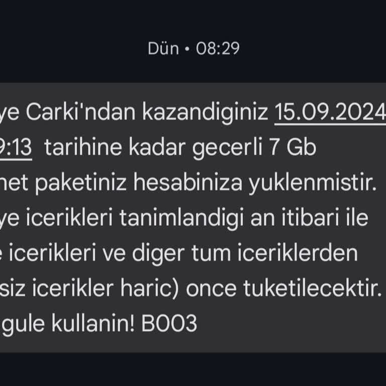 Vodafone Hediye Çarkı Kazanımı Tanımlanmadı, İnternetim Bitti