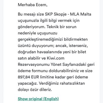 Kiwi.com Yüzünden 5 Gün Mahsur Kaldık Zararımızı Karşılamadılar