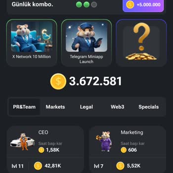 Hamster Kombat Hamster Combat Çekim Yapamıyorum Yardım