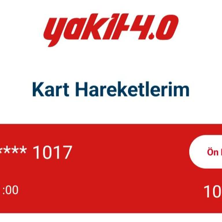 Yakıt 4.0 Uygulamasında Kayıtlı Kartımdan Bilgim Dışında Alış Var