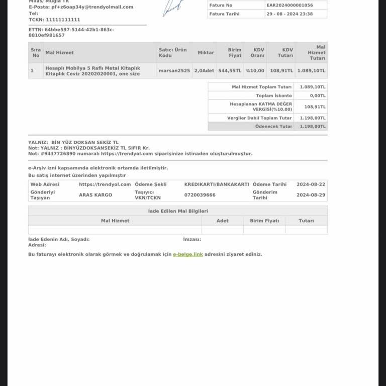 Trendyol Eksik Gönderilen Kitaplık Siparişi Ve İlgisiz Müşteri Hizmetleri