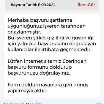İşin Olsun İsin Olsun Uygulaması