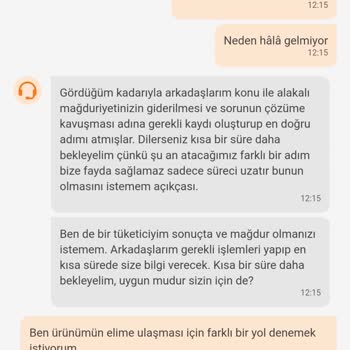 Trendyolmilla Trendyol'dan Aldığım Ürünüm 1 Aydır Elime Ulaşmıyor