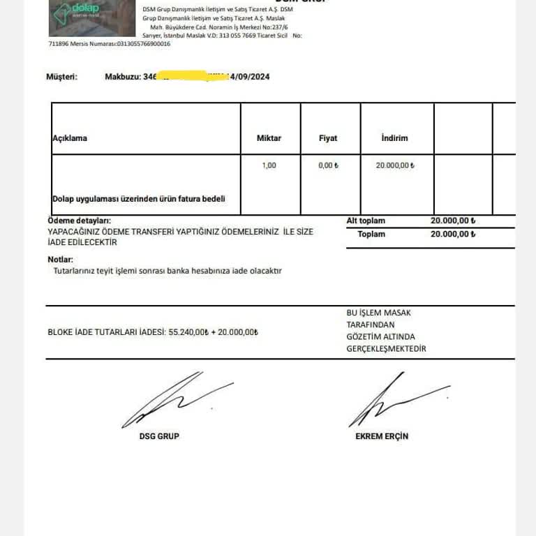 Dolap Güvenli Ödeme Yöntemiyle Mağduriyet Yaşadık