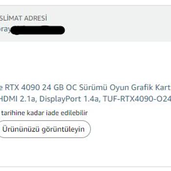 Amazon.com.tr RTX 4090 Ekran Kartı Yerine Ağır Plastik Gönderdi!