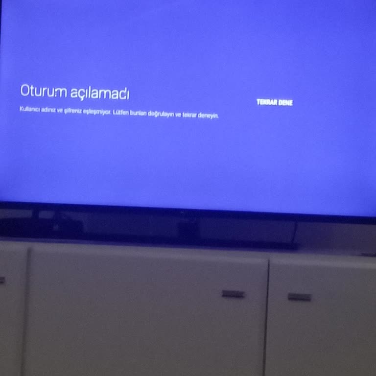 PHILIPS TV Oturum Açma Sorunu Hakkında
