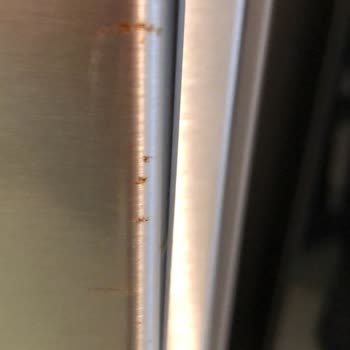 Bosch KGN55CIE0N: Solicito reemplazo completo por mancha de óxido