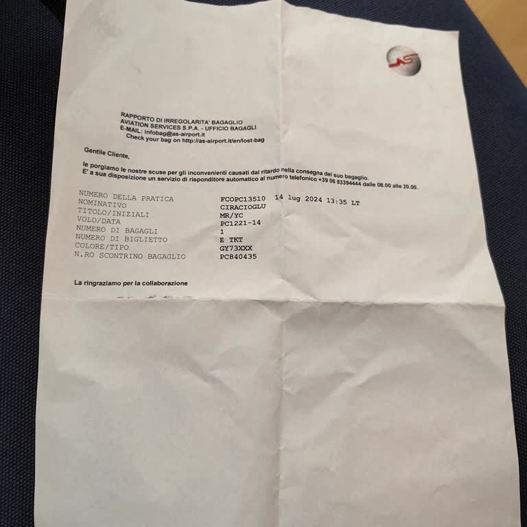 Pegasus Airlines perdió el cochecito de bebé en el vuelo a Roma