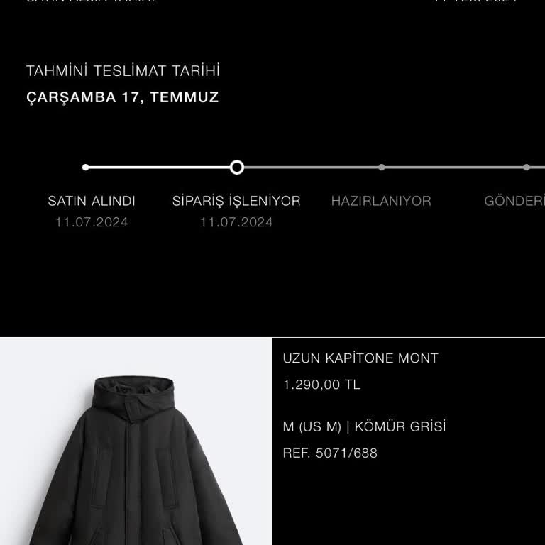 Zara Entrega Retrasada el 17 de Julio