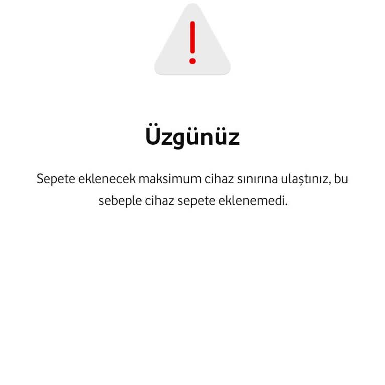 Vodafone'dan Telefon Alışverişinde Yaşanan Sorunlar