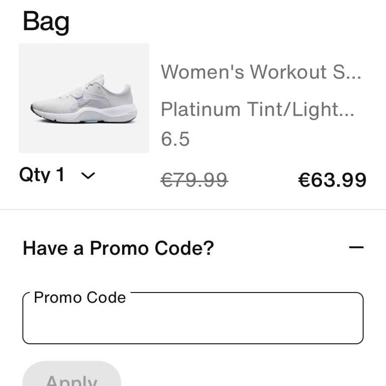 Nike Tarjeta Regalo Código No Disponible