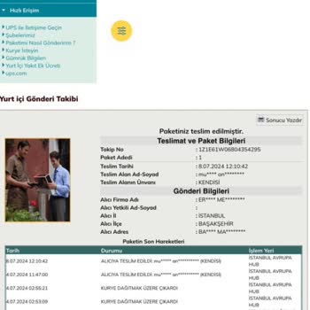 Retrasos en la entrega de UPS y falsas afirmaciones de entrega - Hatemoglu