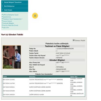 Retrasos en la entrega de UPS y falsas afirmaciones de entrega - Hatemoglu