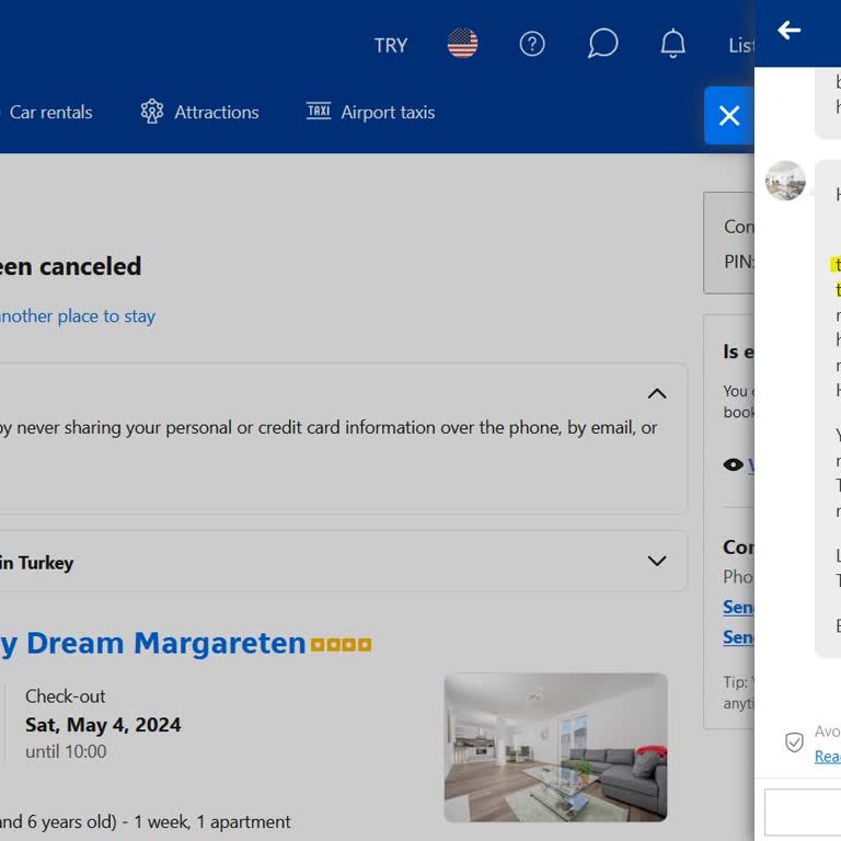 Booking.com Cargo Misterioso (250 EUR) Después de Cancelación y Reembolso
