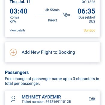Retraso en vuelo SunExpress XQ1326 y solicitud de compensación