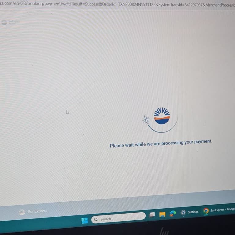 Sunexpress: Pago realizado sin confirmación de boleto