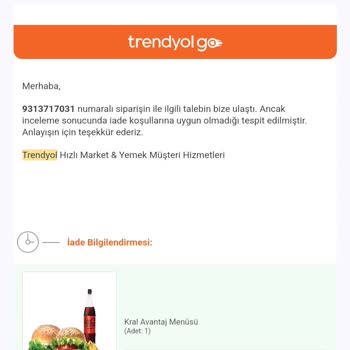 Burger King: Problemas con mi reembolso