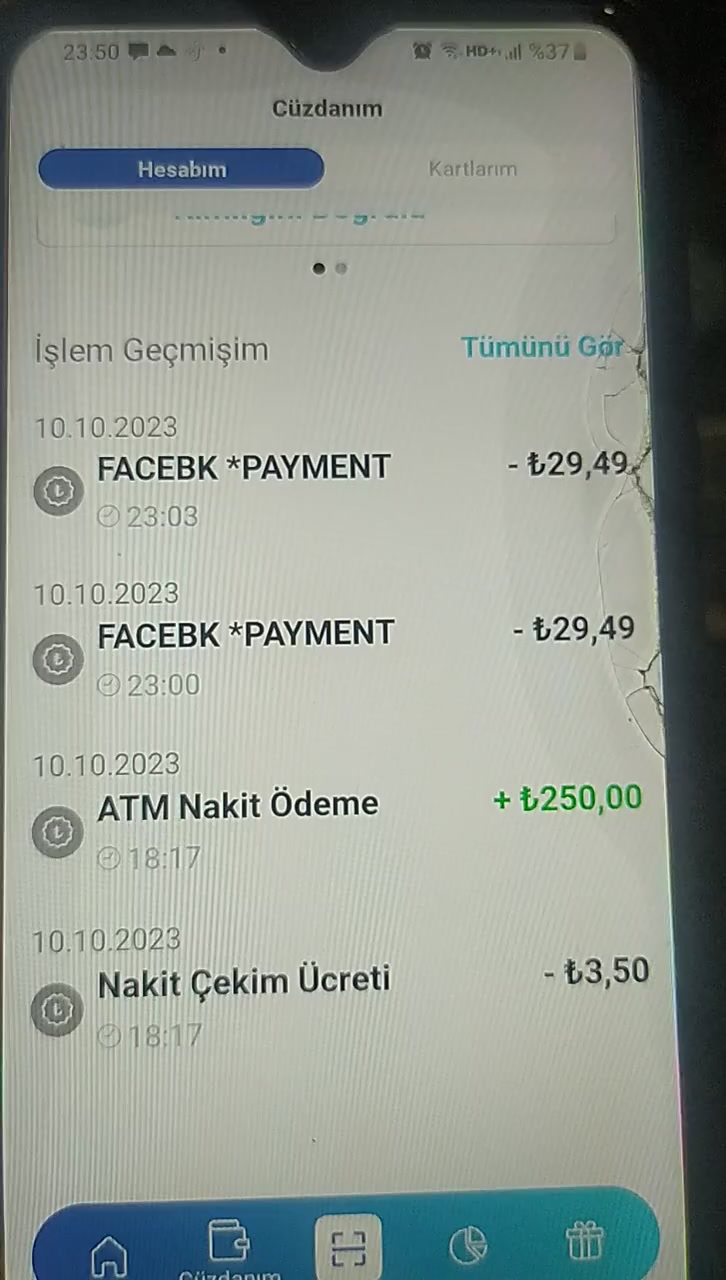 Cargos no autorizados de Facebook en mi tarjeta Paycell Portada de vídeo