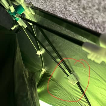 Decathlon tienda de campaña para 3 personas, problema con piezas de repuesto