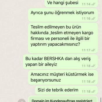 Bershka no entregó mi pedido