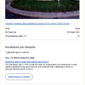 Hotels.com no reembolsó mi reserva cancelada en Mardin Hilton