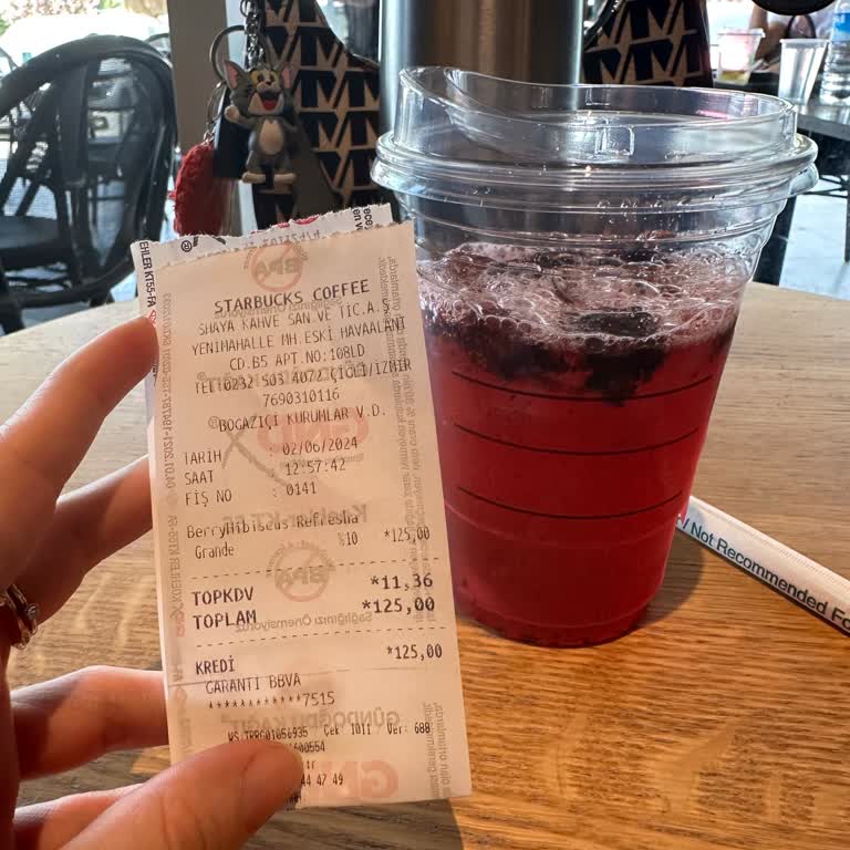 Starbucks Coffee Bebida Llena Solo Hasta La Mitad