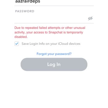 Problema con Snapchat: No puedo acceder a mi cuenta