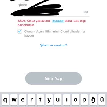 Mi cuenta de Snapchat bloqueada sin razón, dispositivo SS06