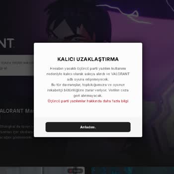 Mi cuenta de Valorant fue permanentemente suspendida por uso de software de terceros