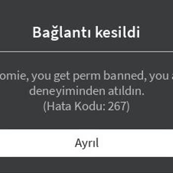 Solicitud de eliminación de la prohibición de Roblox