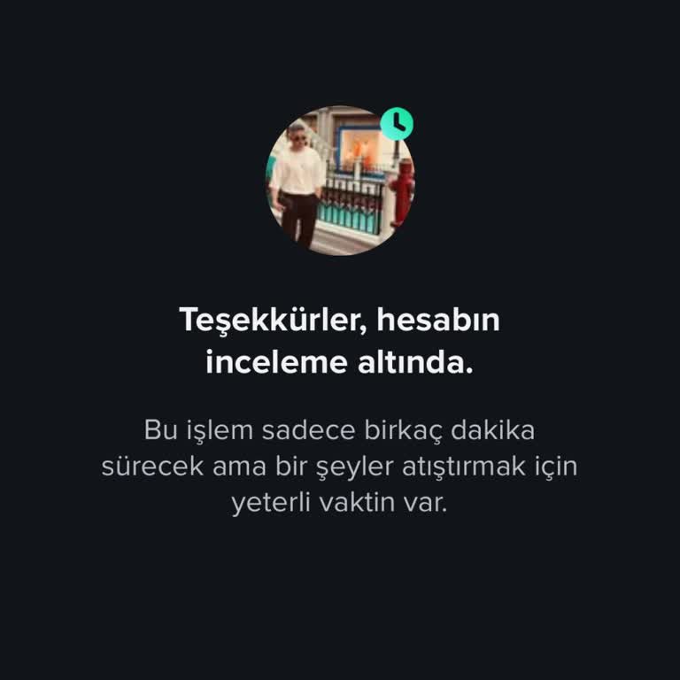 Mi cuenta de Tinder está en revisión