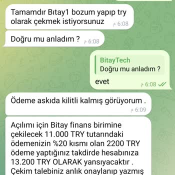 Bitay Exchange exige doble pago tras 7 meses