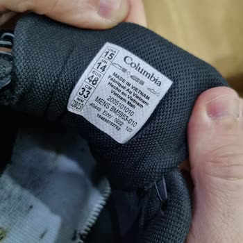 Columbia Zapatos Deformados en Las Suelas, Sin Solución