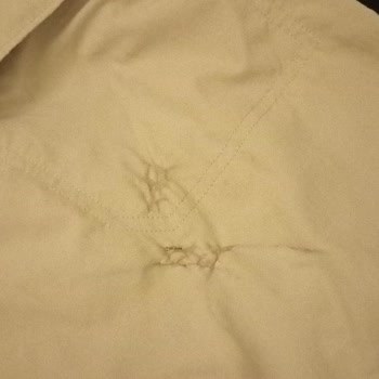 Problema de planchado con camisa Columbia y falta de soporte