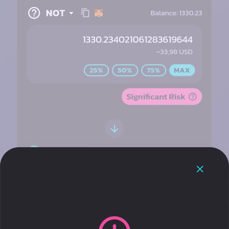 Problemas al Convertir Not Coin en PancakeSwap vía Binance Web3