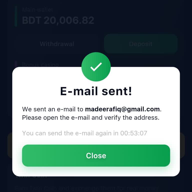 1win Hbbb No Recibo Correos para Verificar mi Email