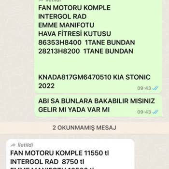 Diferencia en el Costo de Piezas de Repuesto del Automóvil Kia