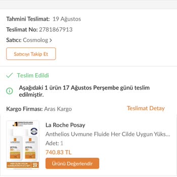 Compré protector solar La Roche-Posay falso en Trendyol