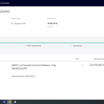 Problema con el servicio de instalación de secadora SIEMENS