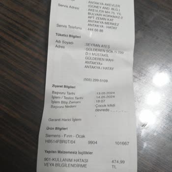 Siemens Horno Empotrado Falla de Placa de Circuito